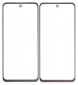 Replacement Front Glass For Motorola Moto G73 Black By - Maxbhi Com