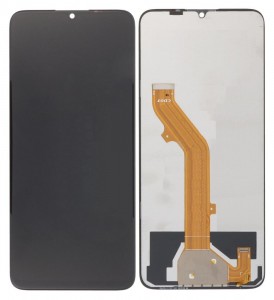 Lcd With Touch Screen For Tcl 40 Se Black By - Maxbhi Com