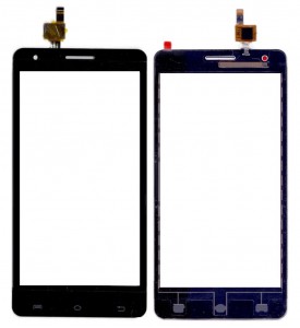 Touch Screen Digitizer For Lava Iris Fuel F2 Black By - Maxbhi Com