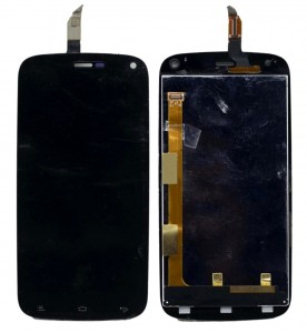 Lcd With Touch Screen For Gionee Elife E3 Black By - Maxbhi Com
