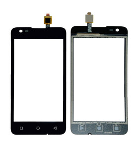 Touch Screen Digitizer For Micromax Canvas Blaze 4g Q400 Black By - Maxbhi Com