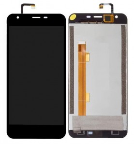 Lcd With Touch Screen For Oukitel K7000 Black By - Maxbhi Com