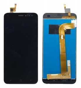 Lcd With Touch Screen For Intex Aqua Lions X1 Plus Black By - Maxbhi Com