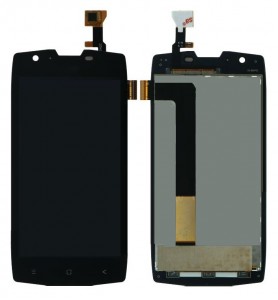 Lcd With Touch Screen For Blackview Bv7000 Pro Black By - Maxbhi Com