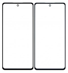Replacement Front Glass For Samsung Galaxy A52 5g Black By - Maxbhi Com