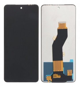 Display for Infinix Smart 8 Black (Combo Folder) by Maxbhi.com
