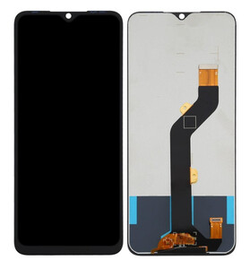 Lcd With Touch Screen For Tecno Spark 6 Air Black By - Maxbhi Com