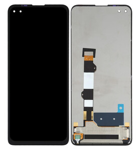 Lcd With Touch Screen For Motorola One 5g Black By - Maxbhi Com
