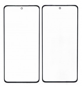 Replacement Front Glass For Motorola Moto G84 Black By - Maxbhi Com