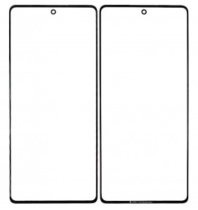 Replacement Front Glass For Tecno Camon 30 Pro 5g Black By - Maxbhi Com