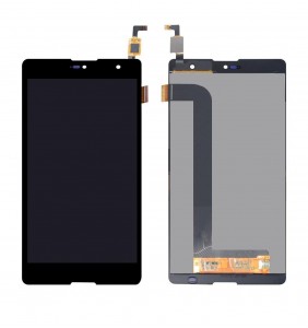 Lcd With Touch Screen For Micromax Canvas Fire 5 Black By - Maxbhi Com