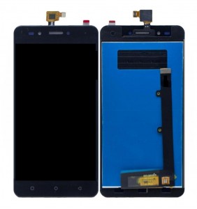 Lcd With Touch Screen For Lava A3 Mini Blue By - Maxbhi Com