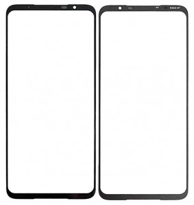 Replacement Front Glass For Asus Rog Phone 7 Ultimate Black By - Maxbhi Com