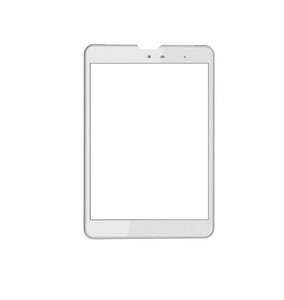 Replacement Front Glass For Dlink D100 White By - Maxbhi.com