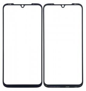 Replacement Front Glass For Motorola One Vision Plus Black By - Maxbhi Com
