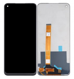 Lcd With Touch Screen For Realme Narzo 30 Black By - Maxbhi Com