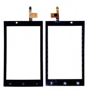 Touch Screen Digitizer For Micromax Bolt S300 Black By - Maxbhi Com
