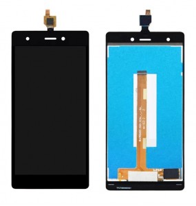 Lcd With Touch Screen For Wiko Pulp 4g Black By - Maxbhi Com