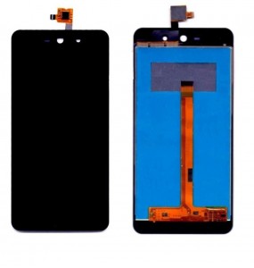 Lcd With Touch Screen For Micromax Canvas Selfie Lens Black By - Maxbhi Com