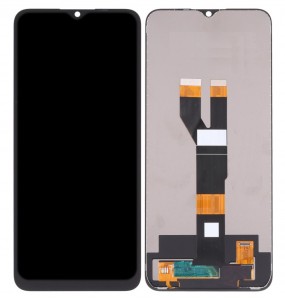Lcd With Touch Screen For Realme Narzo 50i Black By - Maxbhi Com