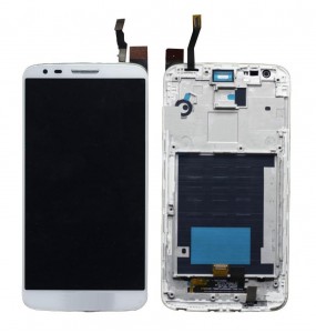 Lcd With Touch Screen For Lg G2 D802t White By - Maxbhi Com