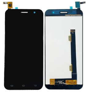 Lcd With Touch Screen For Philips Xenium X596 Black By - Maxbhi Com