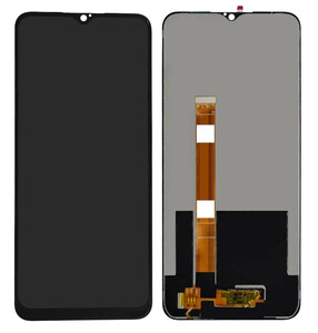 Lcd With Touch Screen For Realme Narzo 20a Black By - Maxbhi Com