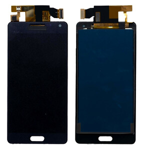Lcd With Touch Screen For Samsung Galaxy A5 A500h Black By - Maxbhi Com
