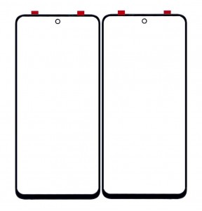 Replacement Front Glass For Xiaomi Redmi Note 10 Pro Max Black By - Maxbhi Com