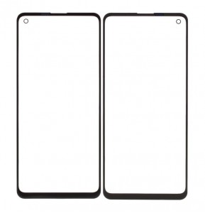 Replacement Front Glass For Samsung Galaxy A21s Black By - Maxbhi Com