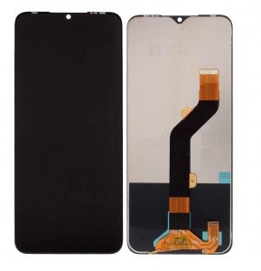 Display for Infinix Hot 9 Play Black (Combo Folder) by Maxbhi.com