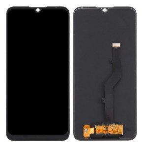 Lcd With Touch Screen For Zte Blade A5 2020 Black By - Maxbhi Com