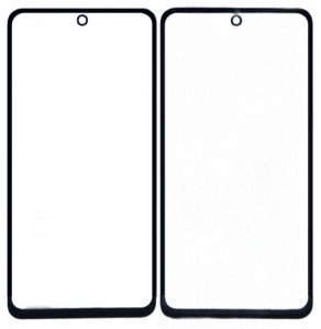 Replacement Front Glass For Vivo T3x 5g Black By - Maxbhi Com