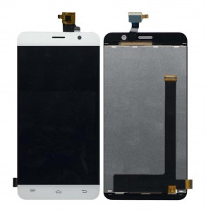 Lcd With Touch Screen For Intex Cloud 4g Smart White By - Maxbhi Com