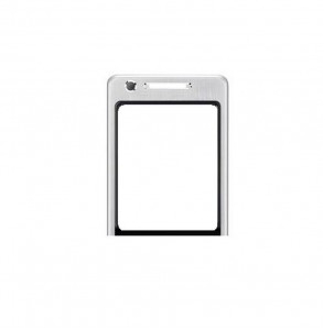 Replacement Front Glass For Sony Ericsson P1i Silver Black By - Maxbhi.com