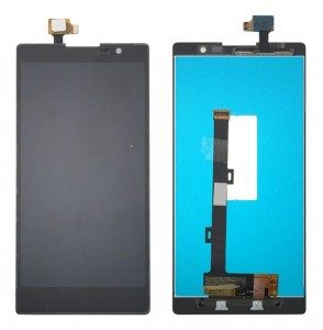 Lcd With Touch Screen For Lenovo K80 Black By - Maxbhi Com