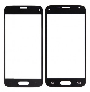 Replacement Front Glass For Samsung Galaxy S5 Mini Duos G800h Black By - Maxbhi Com
