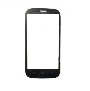 Replacement Front Glass For Reliance Zte Q301c Black By - Maxbhi.com