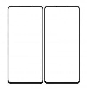 Replacement Front Glass For Samsung Galaxy A72 Black By - Maxbhi Com