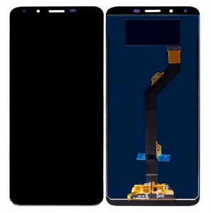 Display for Infinix Hot 6 Black (Combo Folder) by Maxbhi.com