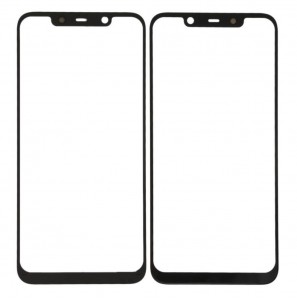 Replacement Front Glass For Nokia 7 1 Plus Black By - Maxbhi Com