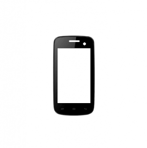 Replacement Front Glass For Micromax Canvas Engage A091 Black By - Maxbhi.com