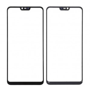 Replacement Front Glass For Xiaomi Mi 8 Lite Black By - Maxbhi Com