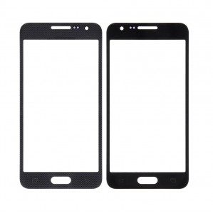 Replacement Front Glass For Samsung Galaxy A3 A300h Black By - Maxbhi Com