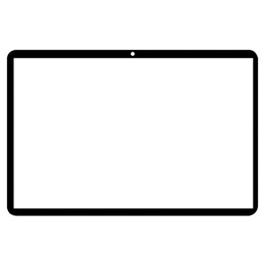 Replacement Front Glass For Oukitel Rt5 Black By - Maxbhi Com