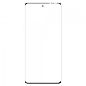 Replacement Front Glass For Tecno Camon 20s Pro 5g Black By - Maxbhi Com