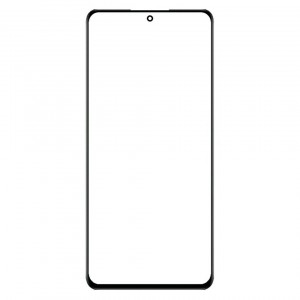 Replacement Front Glass For Realme Narzo 70x 5g Black By - Maxbhi Com