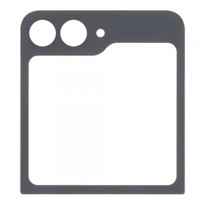 Replacement Front Glass For Samsung Galaxy Z Flip6 Black By - Maxbhi Com