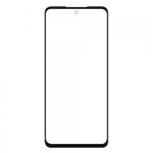 Replacement Front Glass For Oppo K12x 5g Black By - Maxbhi Com