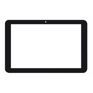 Replacement Front Glass For Kyocera Duraslate Black By - Maxbhi Com